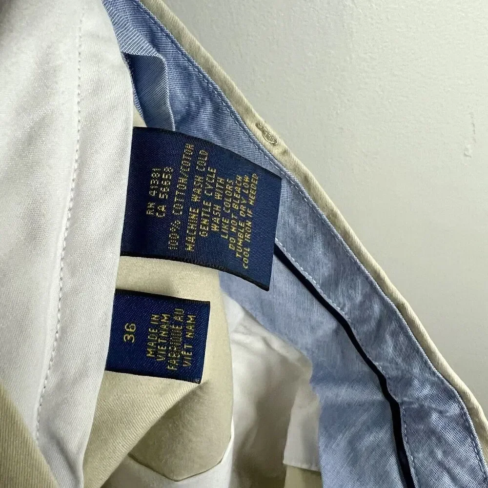 Polo Ralph Lauren Tan Chino Shorts 36W - Picture 4 of 7